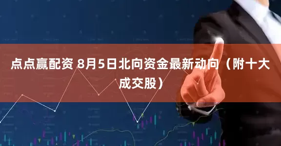 点点赢配资 8月5日北向资金最新动向（附十大成交股）